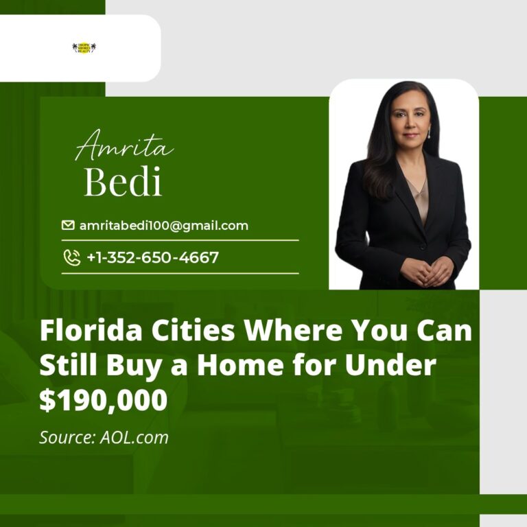 Florida Cities Where You Can Still Buy a Home for Under $190,000