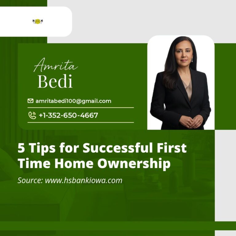 5 Tips for Successful First Time Home Ownership