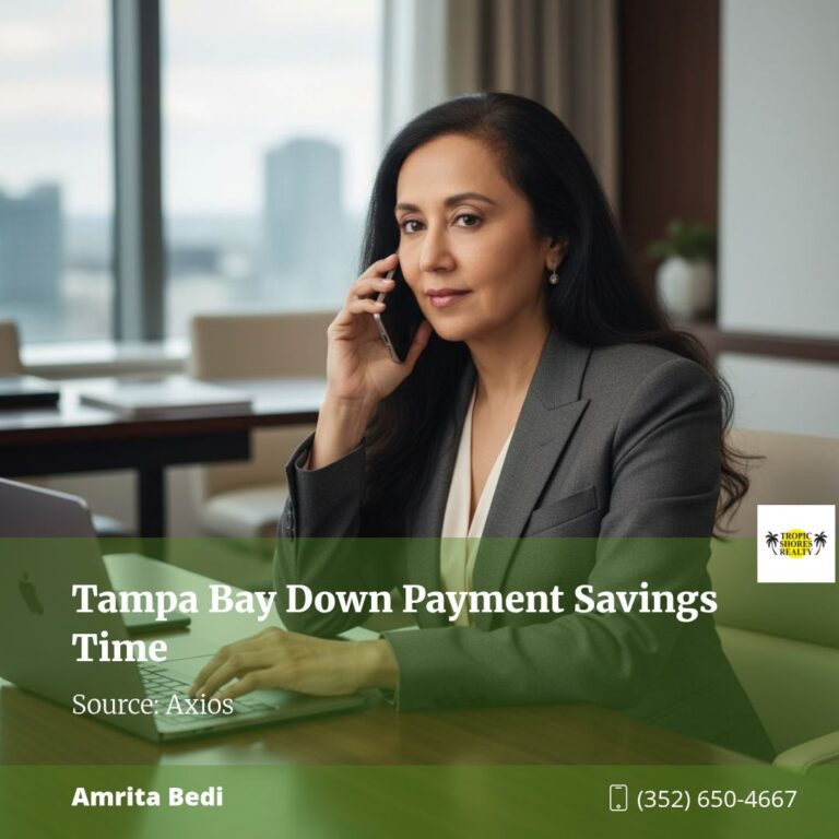 How long saving for a down payment takes in Tampa Bay