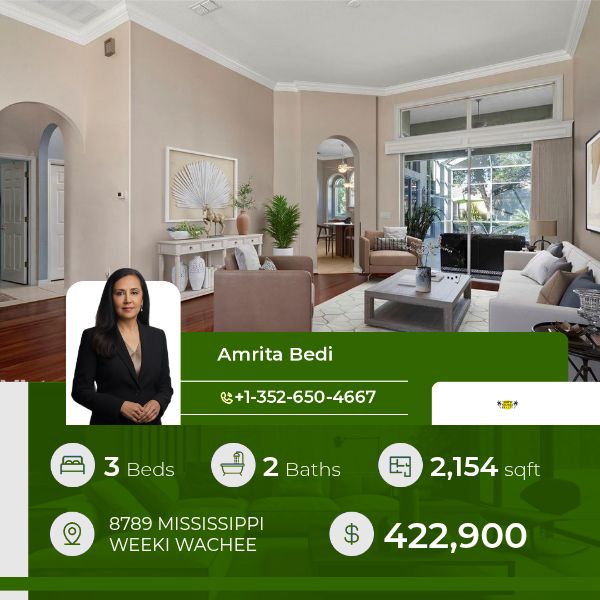 Check out this new 3 beds-2 baths listing at 87 89 MISSISSIPPI WEEKI WACHEE.