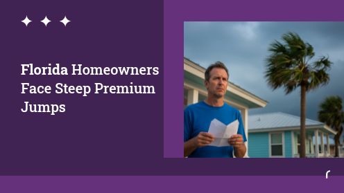 Florida Homeowners Face Steep Premium Jumps