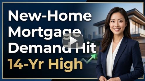 New-Home Mortgage Demand Hit 14-Yr High