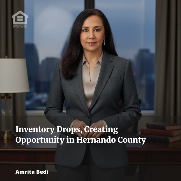 Inventory Drops, Creating Opportunity in Hernando County